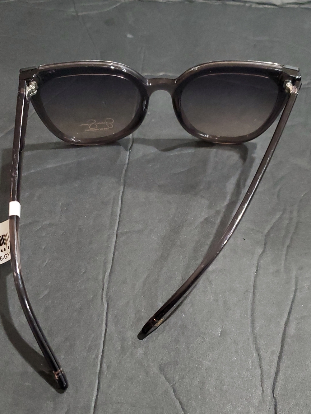 Jessica Simpson j6085 smoky Gray pearl crystal studded square cat eye sunglasses - Picture 4 of 7